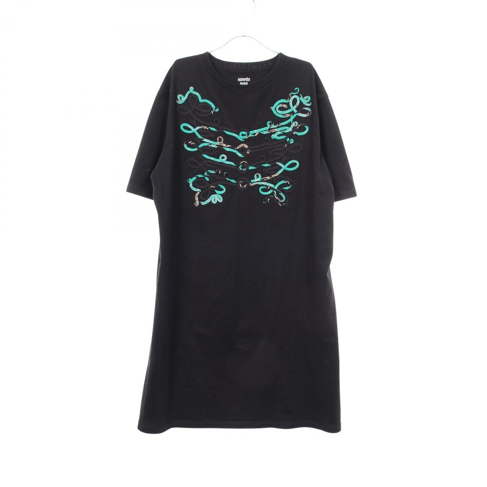 Hermes Silk Short Sleeves Dress Cotton #307497H66B